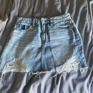 American Eagle outfitters light denim skirt